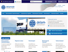 Tablet Screenshot of delamode-estonia.com